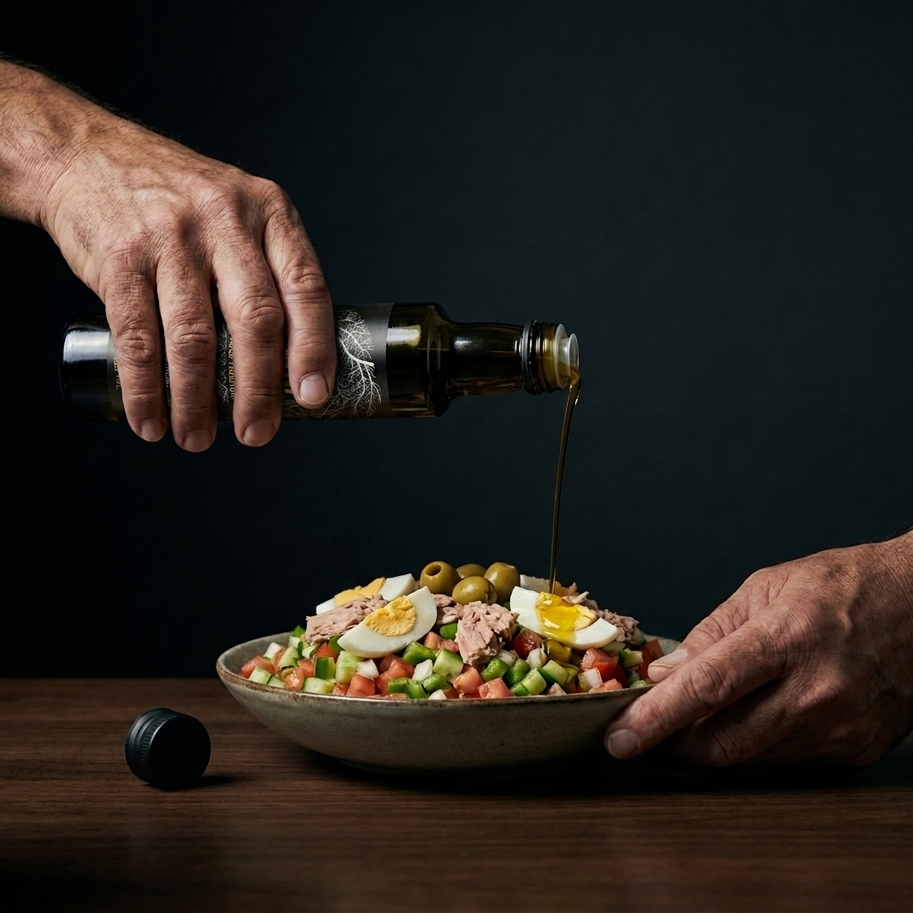 Salata Tounsia à l&rsquo;huile d&rsquo;olive vierge extra OLYFO Gold Organic