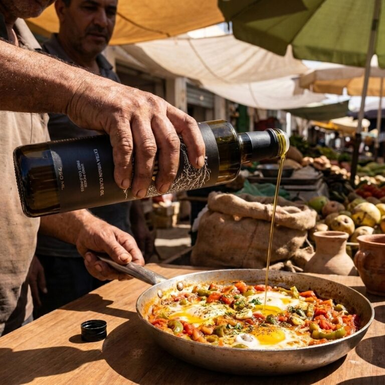 Chakchouka with OLYFO Gold Extra Virgin Olive Oil